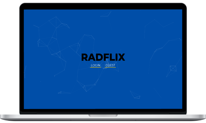 screenshot preview of radflix on a new 15 inch macbook pro